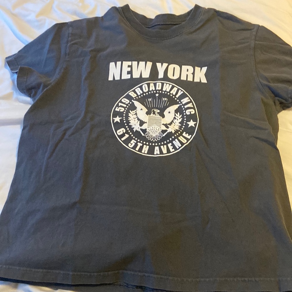 Dark gray brandy mellvile NY tee